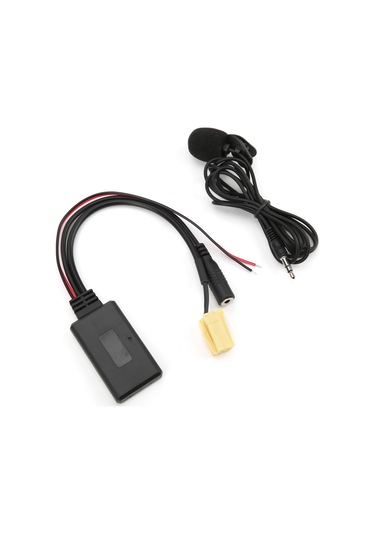 Moveevo Fiat Lancia Alfa Romeo İçin Bluetooth 5.0 Aux Adaptörü - Müzik Dinleme Ve Konuşma Fonksiyonu, Plug & Play, Yüksek Kaliteli Ses Iso 6pin