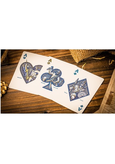 Twpcc Riffle Shuffle Caesar Blue Premium Oyun Kağıdı Koleksiyonluk İskambil Kartları