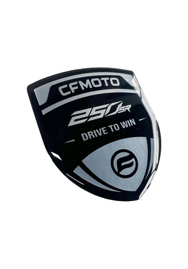 Cfmoto 250sr 3d Gümüş Arma Sticker Redlinegrafik