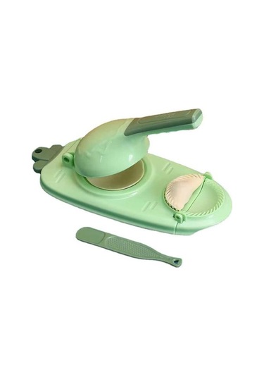 Yeşil Ergonomik Saplı Hamur Pres Makinesi Pratik Basit Kullanım Dıy Cilt Artefakt Yapıcı Yeşil