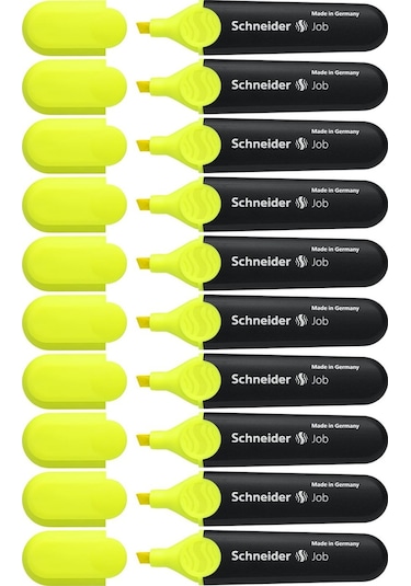 Schneider Fosforlu Kalem 150 Sarı 10 Adet Sarı