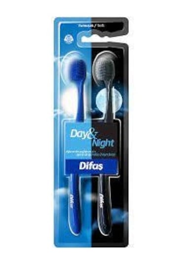 Difaş Day & Night Diş Fırçası Yumuşak 2'li