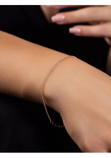 Lucente 925 Ayar Gümüş Bileklik Zincir 240716985 Altın