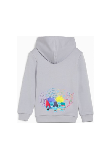 Puma X Trolls Hoodie Tr Çocuk Sweat 62482663 Gri