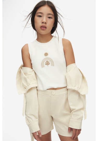 Nk Kids Pebble Kız Çocuk Bluz 38358 Ekru