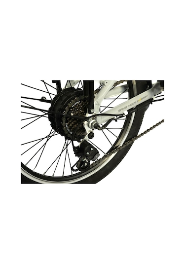 Roxform Venüs 20" Elektrikli Bisiklet Şehir İçi Kullanım İçin İdeal, Uzun Menzil E-bike Beyaz