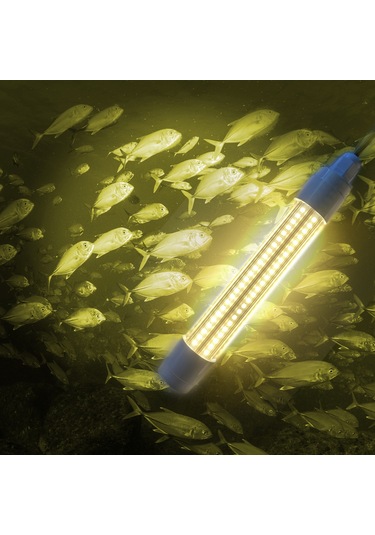 144 Led Su Altı Balık Avı Işığı Su Altı Balık Bulucu Lamba Gece Balık Avlama Cazibesi Bait Işığı Balıkları Çeken Işık