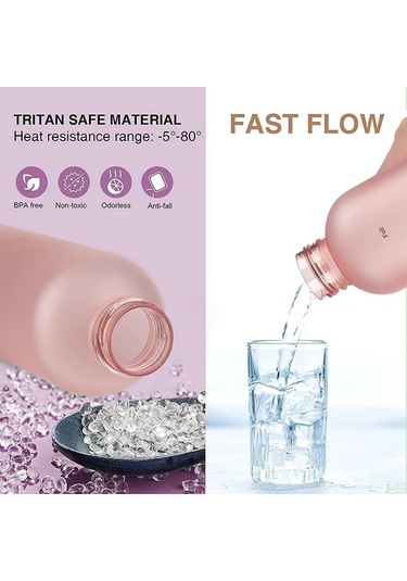 1000ml Su Şişesi Spor Su Bardağı Pp Monokrom Spor Su Isıtıcısı Çok Renkli