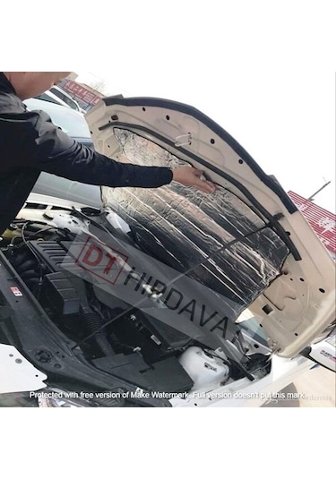 6Mm*50Cm*100Cm (0,50M2) Folyolu Yapışkanlı Araç Oto Ses Akustik Y (496629373)