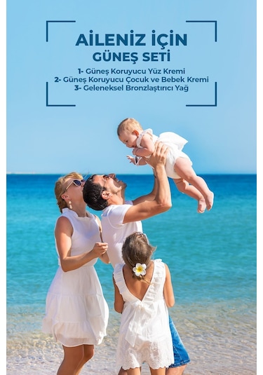 Sun Breeze 3'lü Aile Güneş Seti