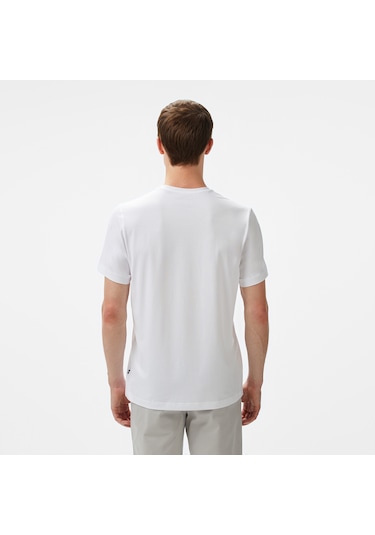 Nautica Erkek Beyaz Regular Fit T-shirt Düz V55013t Beyaz
