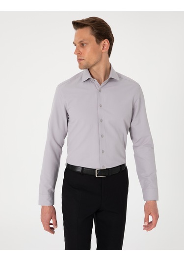 Pierre Cardin Erkek Gri Gömlek Desenli 50307108-vr024 Gri