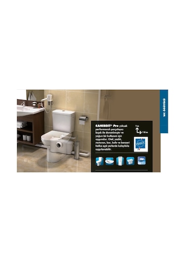Sanibest Pro - Wc+ 3 Ünite Fos.Tah.Cih - 18 Lt