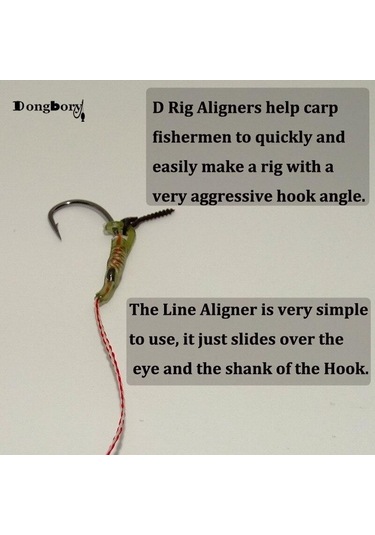 20 Adet Sazan Balıkçılık Aksesuarları Kanca Kollu Hazır D-rig Hattı Hizalayıcı Saç Kuleleri Zig Rig Terminali Bağlantı Pop Up Boilies