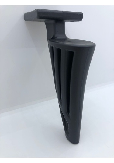 Plastik, 16 Cm Mat Siyah Koltuk, Mobilya Ayağı 4 Adet