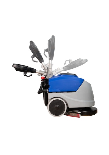 Cleanvac B-180 Akülü Dar Alan Zemin Temizleme Makinesi