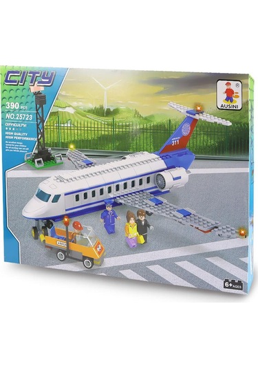 Mega Oyuncak Ausını Cıty Uçak  390 Parça 25723