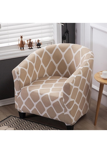 Suntek Magideal Kulüp Sandalye Slipcover Polyester Kaymaz Elastik Model-1