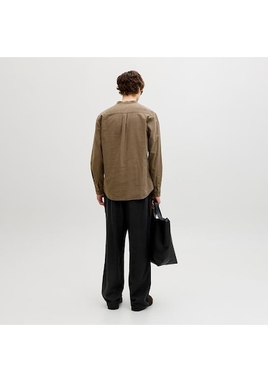 Jack&jones Bill Andros Vis Linen Blend Jogger Erkek Siyah Pantolon