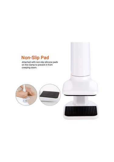 Singree 27,5" Esnek Tablet & Telefon Tutucu - 700g Taşıma Kapasiteli, 360 Dönebilen Ayaklı Masaj Ve Mutfak Kullanımı İçin Beyaz