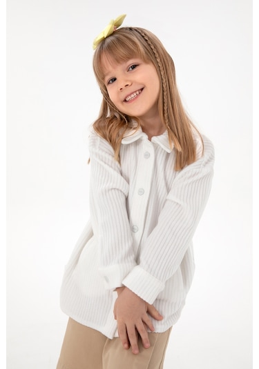 U.s. Polo Assn. Kız Çocuk Krem Sweatshirt 50298186-vr071 Krem