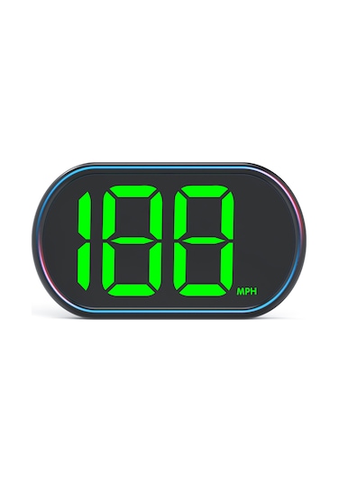 Maiyame Gps Mph Hız Gösterici - Yeşil Ekran, 3 İnç Büyük Ekran, Doğru Hız Tespiti, Plug & Play