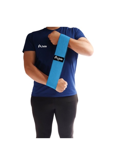 Yüksek Kaliteli Pamuklu Squat Bant - Hafif Ve Orta Sert Seçenekler, Dayanıklı Ve Konforlu Mavi