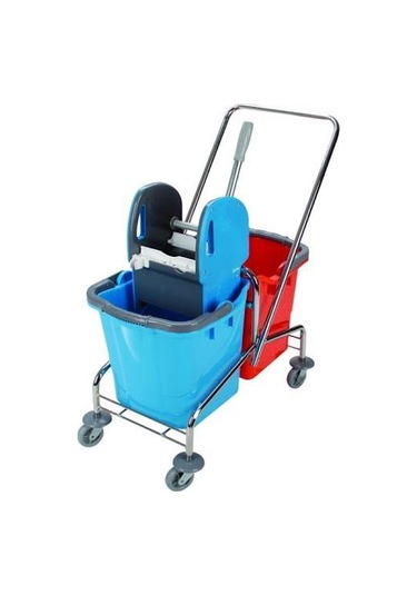 Omnisoft UCTM CK753 Krom Taşıyıcı Plastik Pres Çift Kovalı Temizl