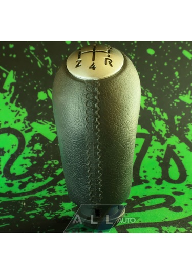 Clio 3 Krom Deri Desenli Vites Topuzu Siyah Vites Körüğü Takım siyah