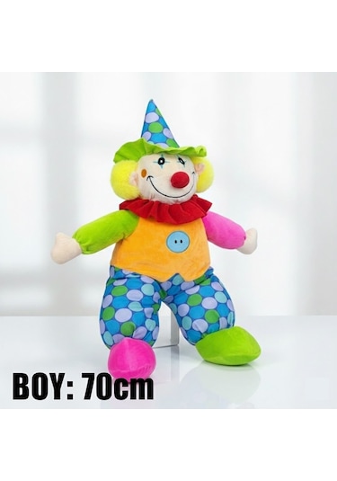 70 Cm Büyük Boy Palyaço Peluş Oyuncak Bebek