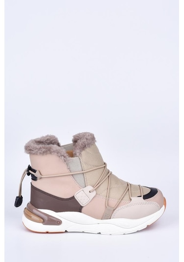 VİCCO 21K.368 BEJ-KAHVE KÜRKLÜ ÇOCUK BOT Kahverengi