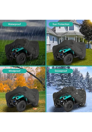 Segway Snarler At6l X 570 Ultra Kalın Premium Atv Brandası Su Geçirmez