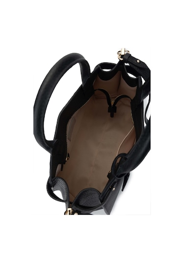 Tamer Tanca Kadın Hakiki Deri Siyah El Çantası 301 7778 Bn Canta Y24 Sıyah Fltr Siyah