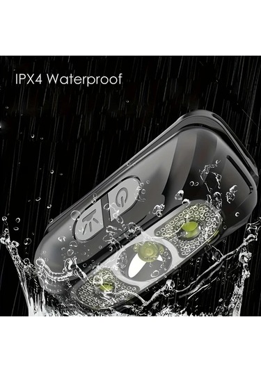 Brightnova Siyah Powerful Headlamp Led Sensörlü Güçlü Işık Mini Usb Şarjlı El Feneri Kamp Aydınlatma Altın