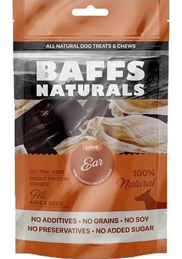Baffs Naturals Kuzu Kulağı Köpek Ödül Maması 100 G