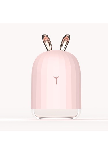 Cbtx 3life-318 2w Sevimli Tavşan Usb Mini Nemlendirici Difüzör Aroma Mist Nebulizatör, Ofis, Ev Yatak Odası İçin Led Gece Lambası İle, Kapasite: 220ml, Dc 5v