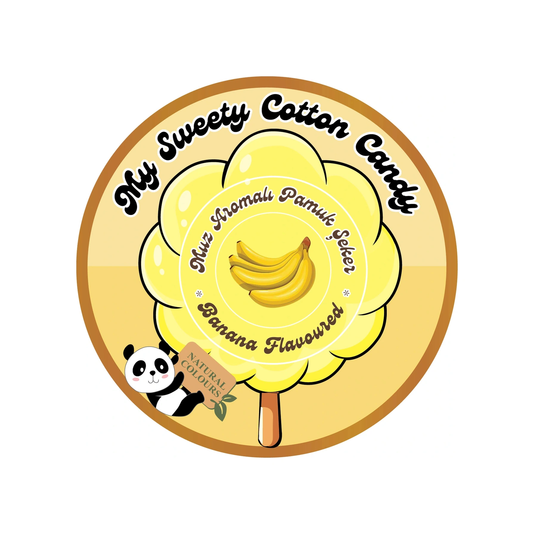 Çilek, Kivi, Muz Aromalı 3'lü Gurme Pamuk Şekerler