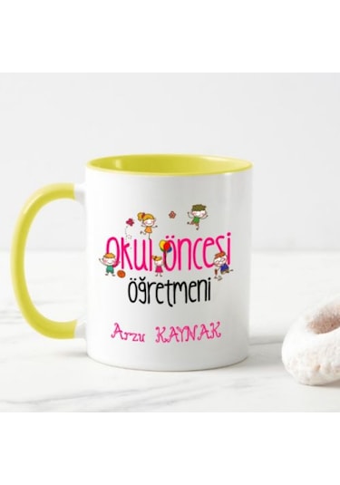 Kişiye Özel Okul Öncesi Öğretmeni Kupa Bardak Ha24