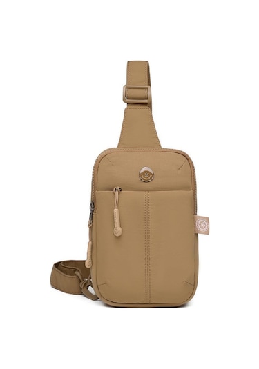 Smart Bags Mikro Poly Kumaş Kadın Bodybag Postacı Çantası 3337 Kahve