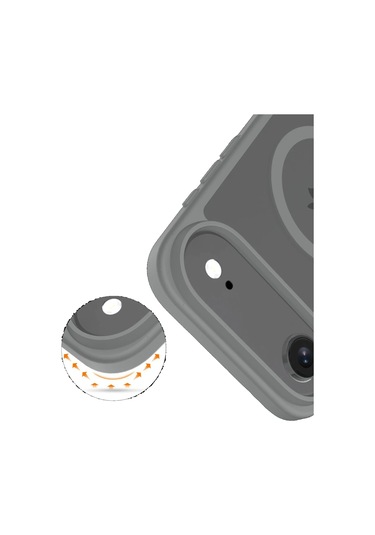 Joko İphone 17 Air Kılıf Jota Seri Magsafe Kapak Gri