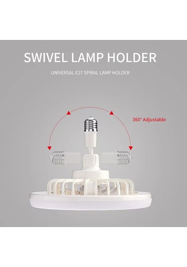 Yeni Tam Ev Fan Işığı Yatak Odası Küçük Restoran Sessiz Büyük Beyaz