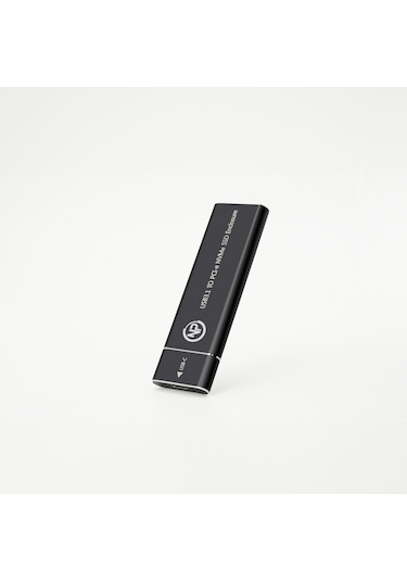 NPO DK02 NVMe M.2 USB-A Type-C Kablolu Taşınabilir Harici SSD Boş Kutu