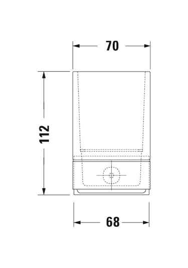 Duravit Karree Diş Fırçalığı 0099511000 Diğer