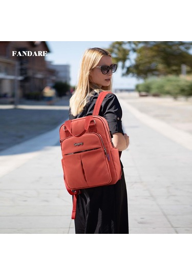 Kadın Sırt Çantası, Dizüstü Bilgisayar Çantası, Okul Sırt Yeşil