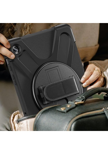 Samsung Galaxy Uyumlu Tab A9 Plus X210 X215 X216 Defender Askılı Zırhlı Tank Case