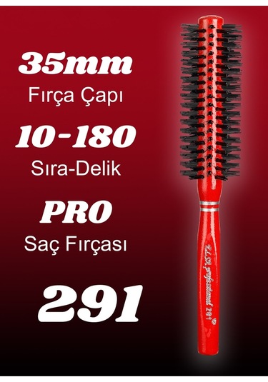 Elsa Professional 291 Kırmızı Saç Fırçası