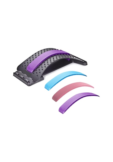 Kosona Evde Kullanıma Uygun Lomber Egzersiz Cihazı - Bel Ağrısı Alleviation, Dik Duruş Düzeltici Ve Masaj Fonksiyonu - 3 Seviye Ayarlanabilir Abs Malzeme Çok Renkli