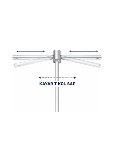Sonmıx Mafsallı T Kol Lokma 8 Mm