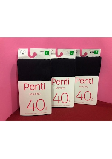 Penti Muz Çorap Opak 40 Den 3 Lü Paket 001