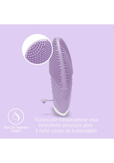 Polosmart Psc03 Sonic Titreşimli Yüz Temizleme Cihazı - Mor